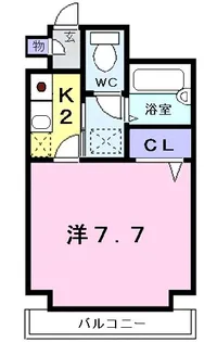 マイルストーン立町【2階】の間取り