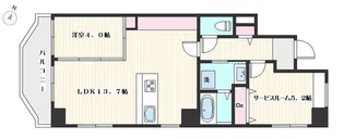 エクレール巣鴨【3階】の間取り