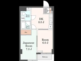 ノアール Noir【2階】の間取り