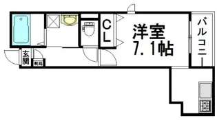 レールサイド鵠沼【2階】の間取り