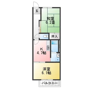 ビューラー蓮田【2階】の間取り