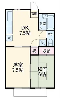 ソシアルマンションエノモト【2階】の間取り