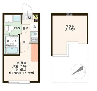 リラ・クロレ【2階】の間取り
