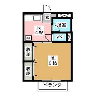 サープラス岡田【2階】の間取り