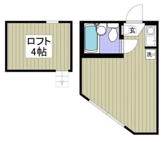 ユナイト上星川レアンドロの杜【1階】の間取り