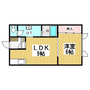 シャトーハイツ【2階】の間取り