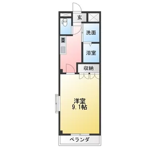 M・メゾン【1階】の間取り