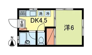 コーポ21【2階】の間取り