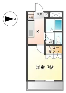 La Floral 弐番館【1階】の間取り