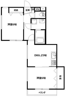 カサ・オルティア【1階】の間取り