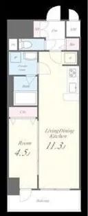 ファンファーレ黄金【5階】の間取り
