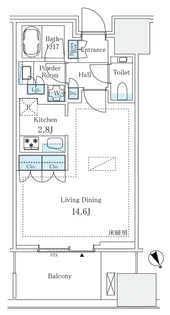 麻布台ヒルズレジデンス【8階】の間取り