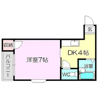 メゾン・ドゥ・エスポアール2番館【3階】の間取り