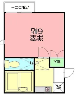 相湘22岡田ハイツ【2階】の間取り