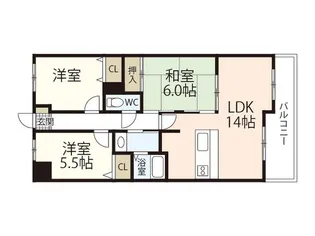 PHALEX(ファレックス)【9階】の間取り