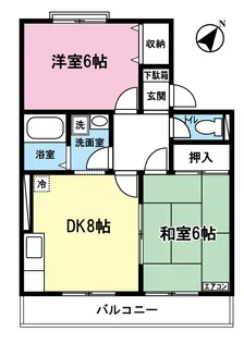 コニファー【2階】の間取り
