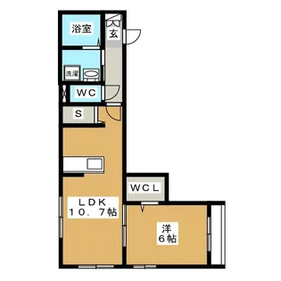 Maison Cascade ile【2階】の間取り