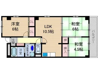 吉田マンション東雲パート2【1階】の間取り