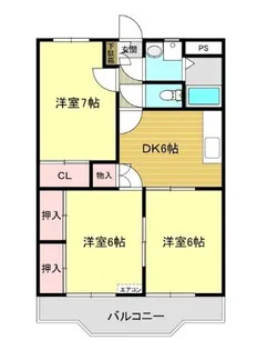 エトアールNAO【1階】の間取り