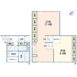 MAISON BLANCHE【3階】の間取り