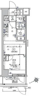 RELUXIA亀戸【8階】の間取り
