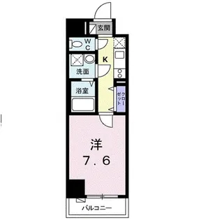 プレジール シナガワ【5階】の間取り