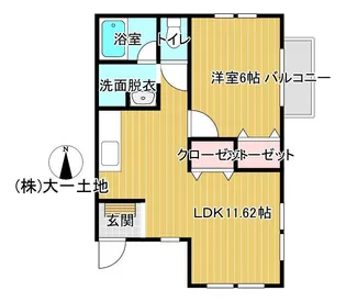 アヴォンリーA【2階】の間取り