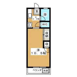 鈴木ハイツ【2階】の間取り