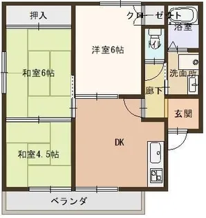 コーポGENIII【1階】の間取り