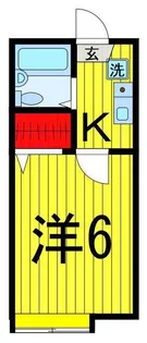 ミント大谷田A【2階】の間取り