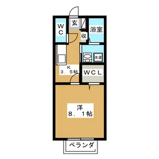 ストラットフォード【1階】の間取り