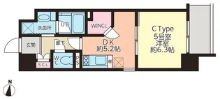 グランドベルヴィ【13階】の間取り