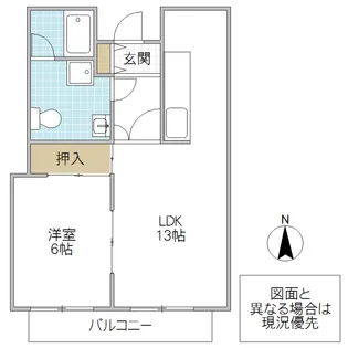 コーポNS【2階】の間取り