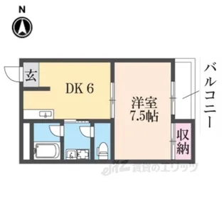 レジデンス山本2【2階】の間取り