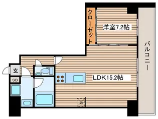 エルミタ-ジュ新栄の間取り