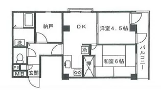 ハクベリー86【4階】の間取り