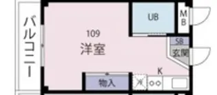 クロノス柿生【1階】の間取り