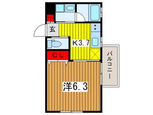 DUO COURT浦和美園【2階】の間取り
