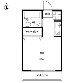 グリーンコーポ【1階】の間取り