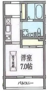 三井ルーデンス【1階】の間取り