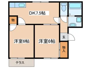 プラネットフォーエバー【1階】の間取り