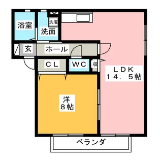 コンフォール【2階】の間取り