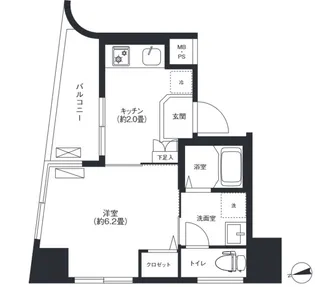 リーノ新宿若松町【10階】の間取り