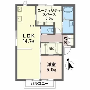 グラン・ドルチェ B【2階】の間取り