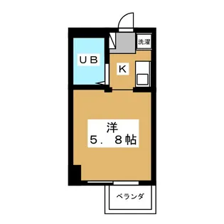 フレクションB【2階】の間取り