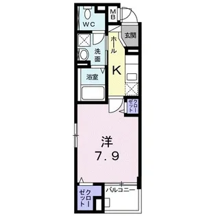 アクティー富士見【2階】の間取り