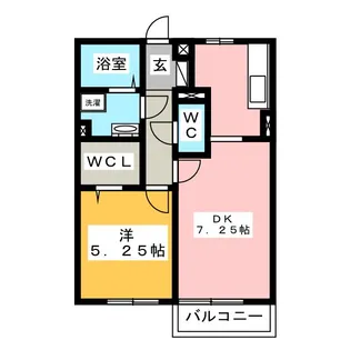 クローリス【1階】の間取り