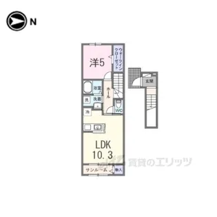 ペニーレイン【2階】の間取り