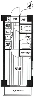 サンテミリオン恵比寿【3階】の間取り