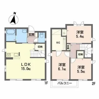 シャーメゾン ヴィルトゥの間取り
